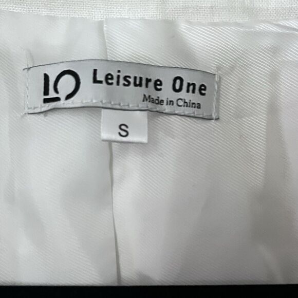 Women's‎ Linen Blazer S Sleeve Lightweight Spring Summer Blazer Jacket - Picture 3 of 3